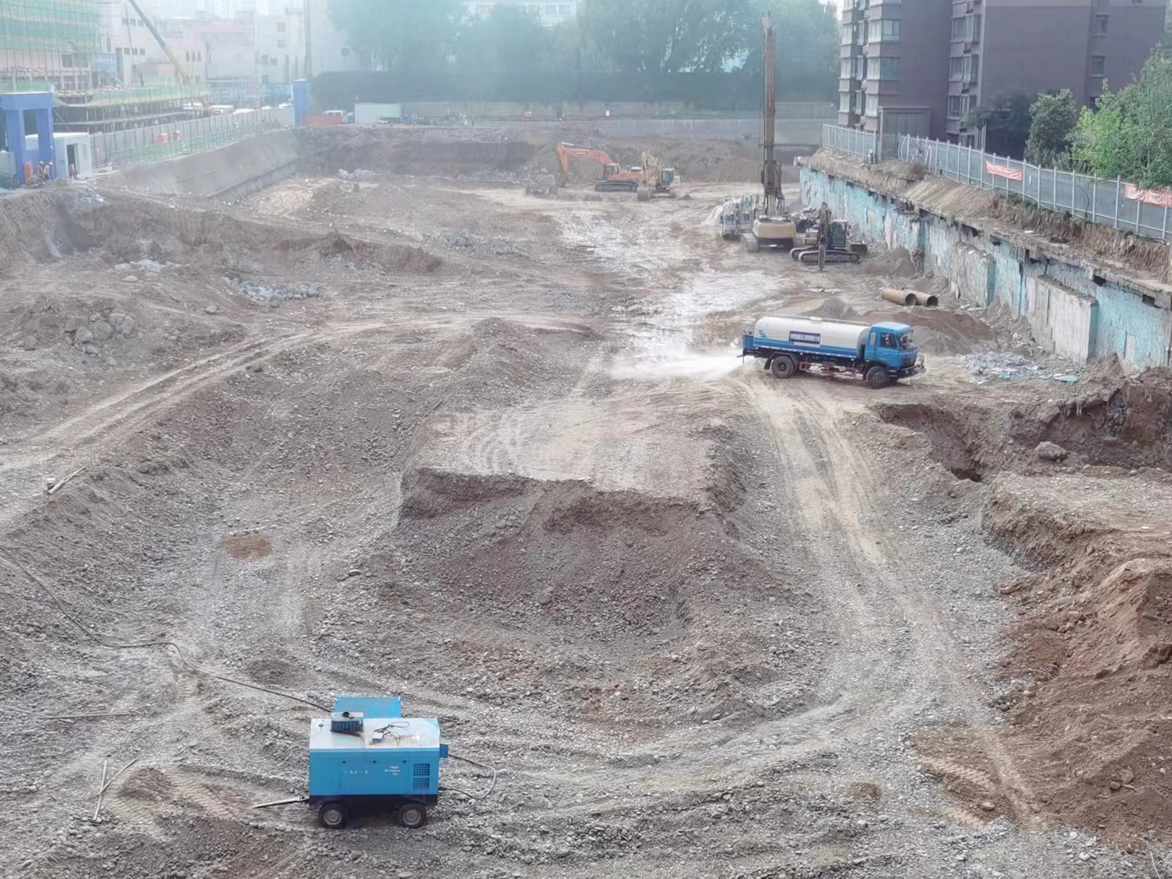 甘肃恒盛建设上上城深基坑工程