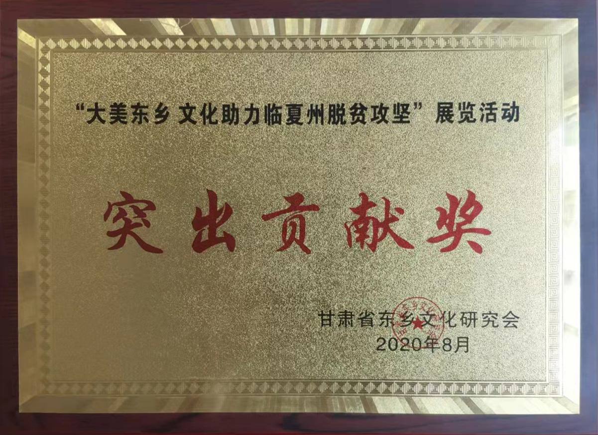 2020大美东乡突出贡献奖